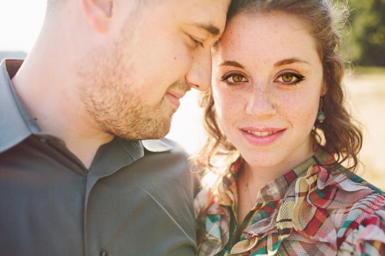 rustic engagement shoot