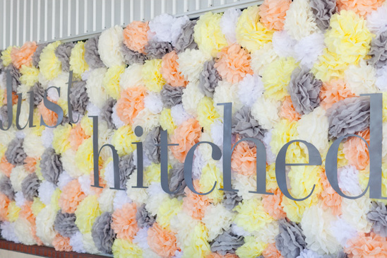 Wedding Day Pom Pom Wall