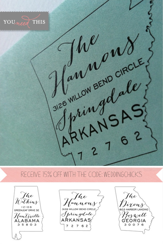 You Need This | Personalized State Rubber Stamps