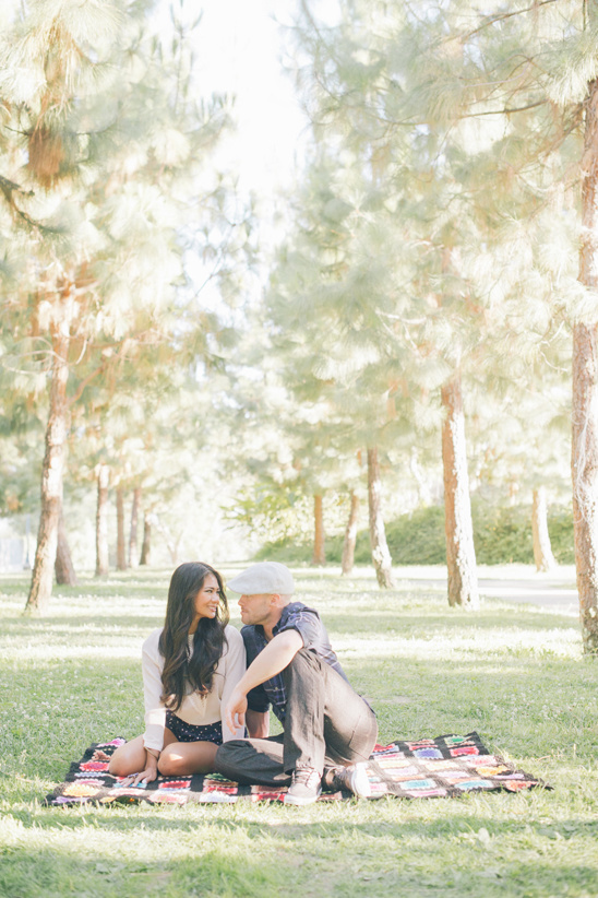 Barnsdall Art Park Engagement Shoot