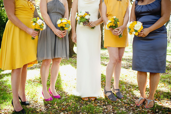 austin wedding photographer, Mercury Hall wedding, bridesmaids, wedding colors