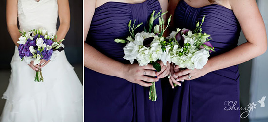 Classy Winery Wedding: Purple