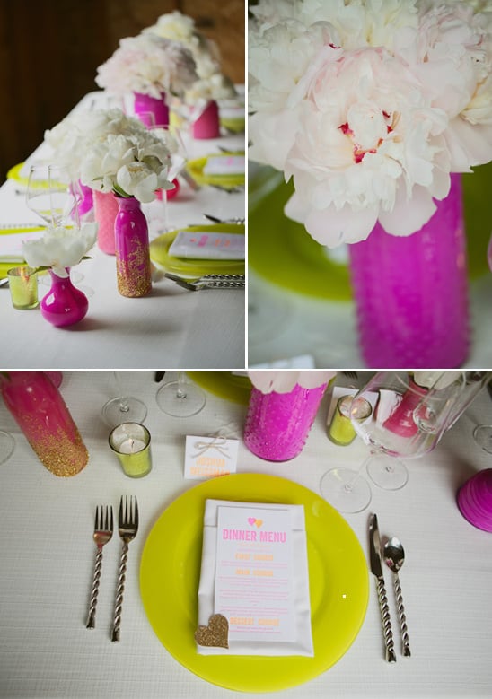 Hot Pink And Orange Neon Wedding Ideas