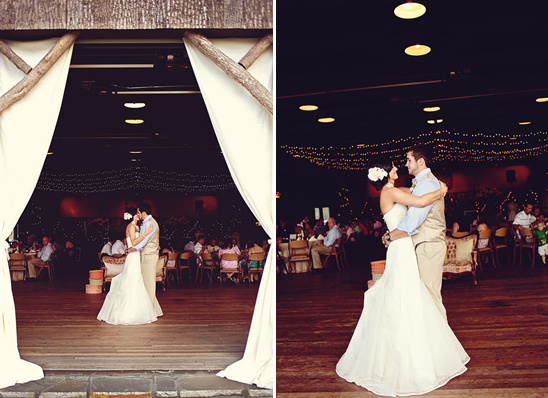 Couple dancing wedding reception