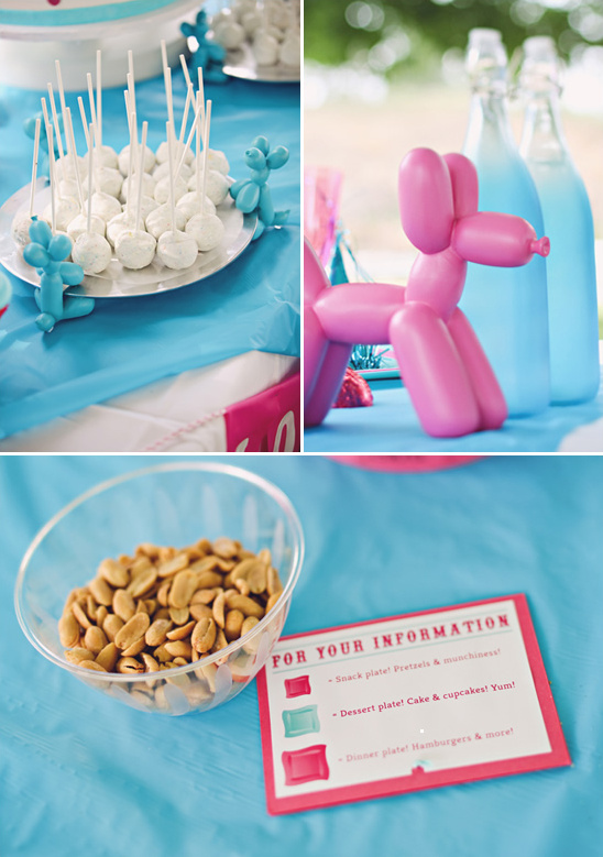 Pink And Blue Carnival Inspired Wedding