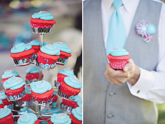 Pink And Blue Carnival Inspired Wedding