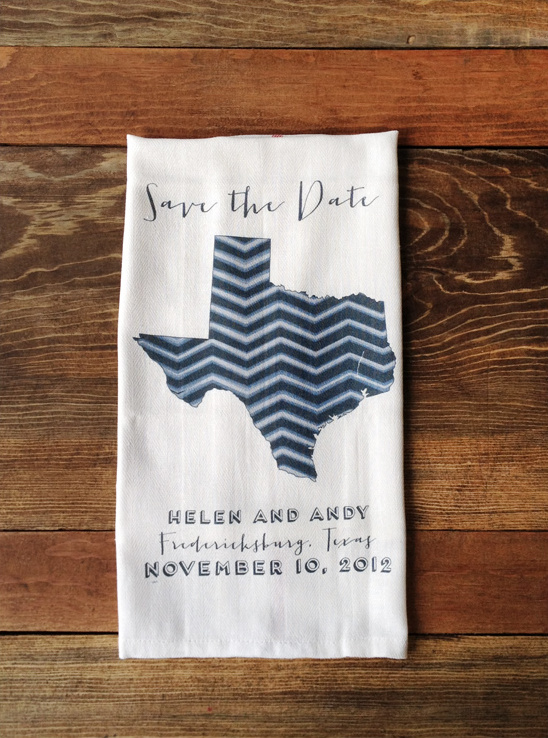 Save The Date State Towels On Sale