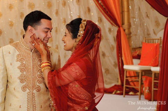 Vibrant Orange, Red and Gold Indian Wedding in Dallas