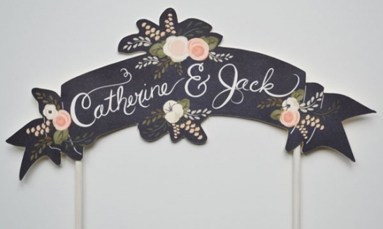 Custom Hand Painted Cake Toppers