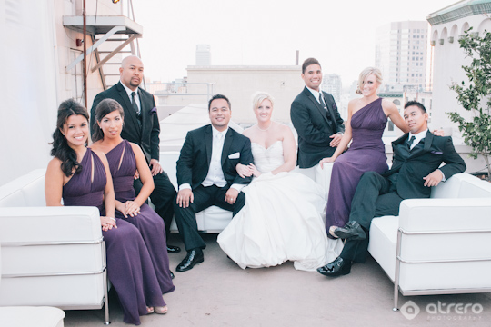 Downtown Los Angeles Rooftop Wedding
