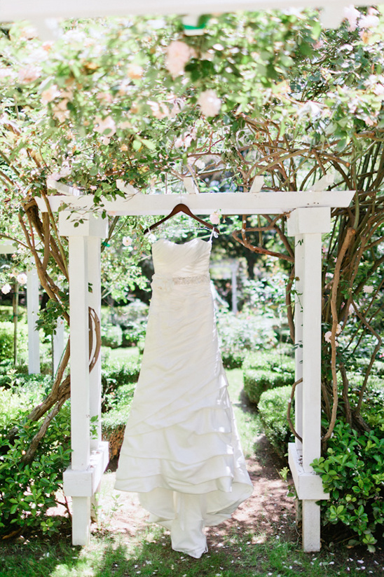 Pink And Gray Garden Wedding