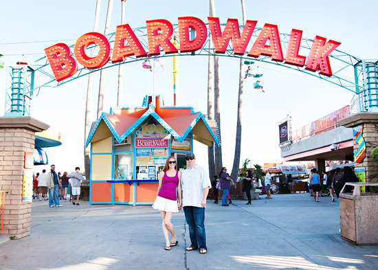 Santa Cruz Boardwalk Engagement Session, Adriana Klas Photography