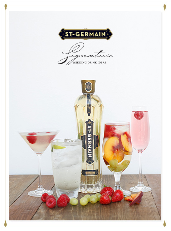 Signature Wedding Drink Ideas By St-Germain