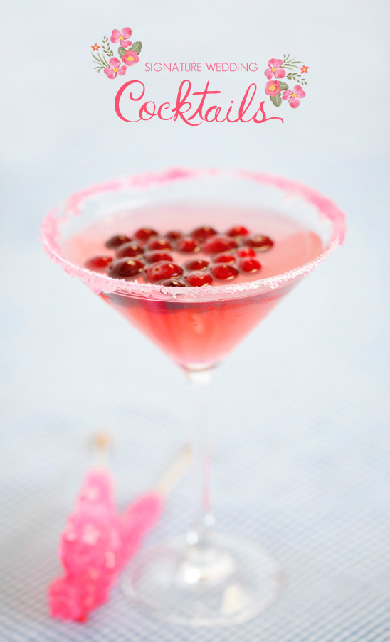 Wedding Cocktail Ideas From Dailys Cocktails + Free Cocktail Recipe Cards