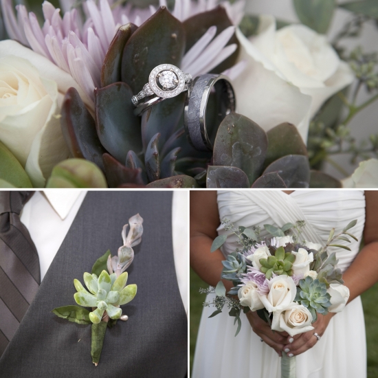 Backyard Wedding with Succulents! Detroit Wedding Photographer