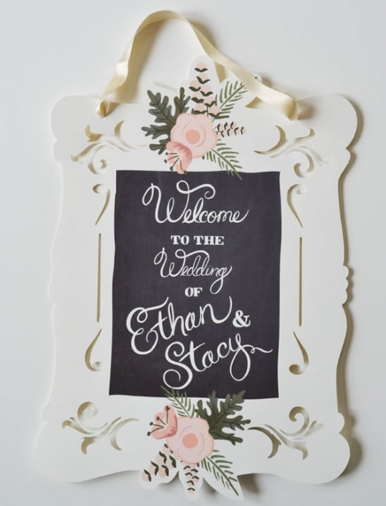 Hand Painted Welcome Wedding Signs