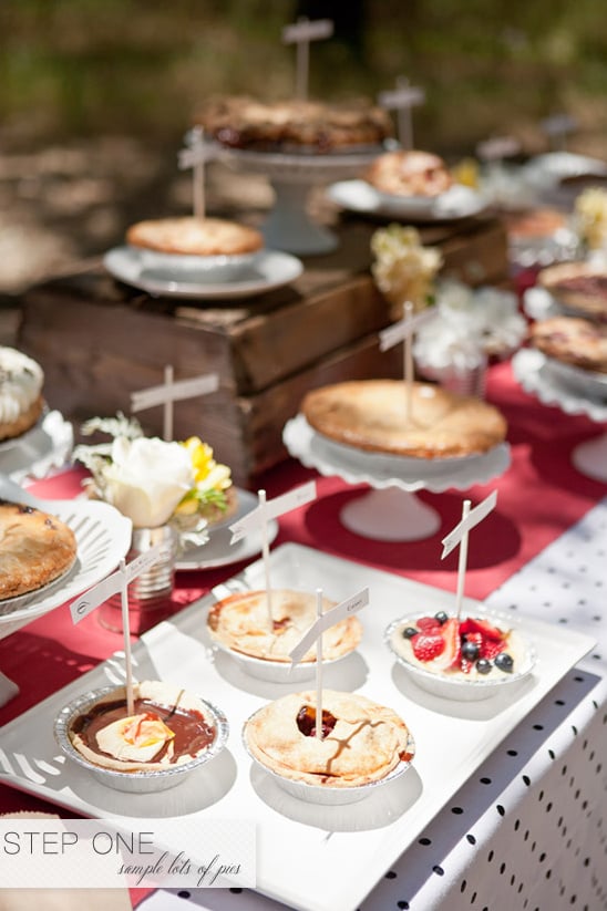 How To Make A Pie Dessert Table