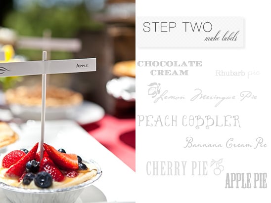 How To Make A Pie Dessert Table