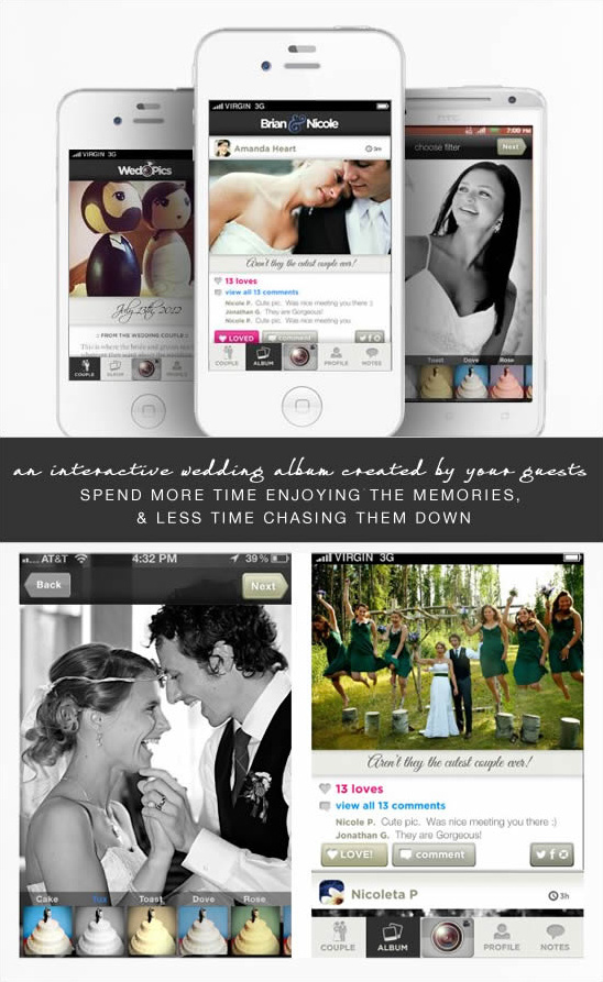 Personalized Photo Sharing App From WedPics