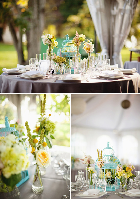 Teal Yellow And Gray Vintage Wedding Ideas