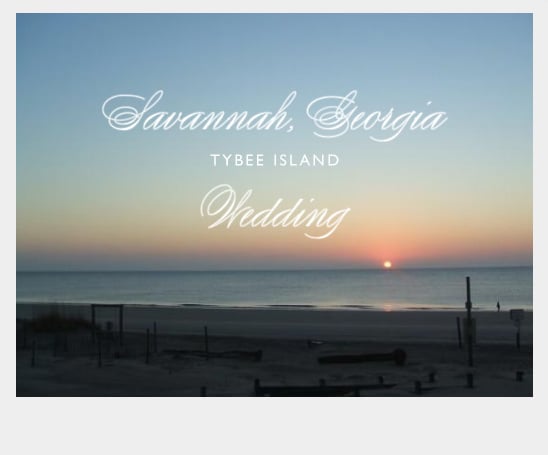 Tybee Island Wedding At Ocean Plaza Resort