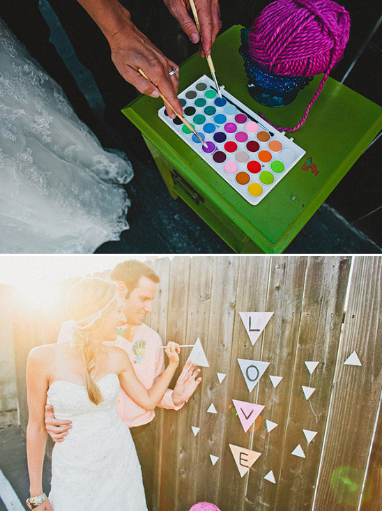 DIY Fun Triangle Wedding Ideas