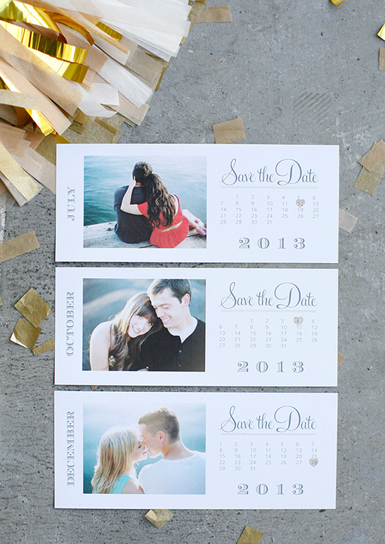 Free 2013 Photo Save the Date Calendar Card