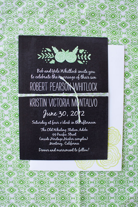 Gray, Green And Yellow Wedding