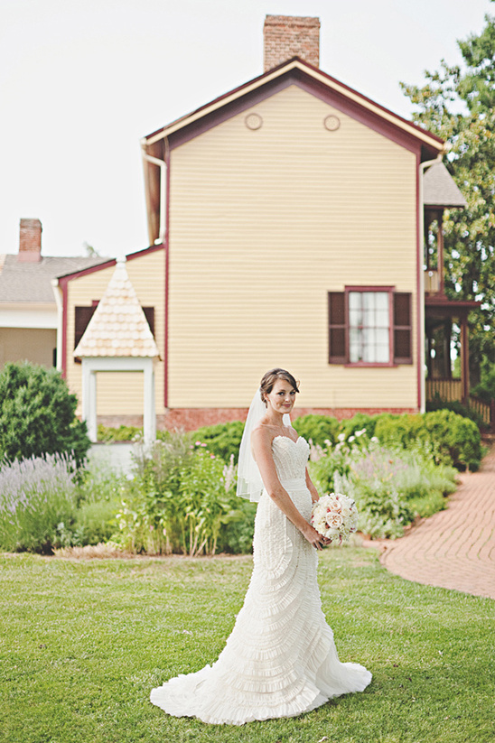 Pink And White Shabby Chic Wedding