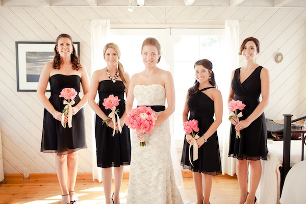 black-and-pink-malibu-wedding