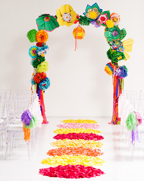 Colorful New Year's Eve Wedding Ideas