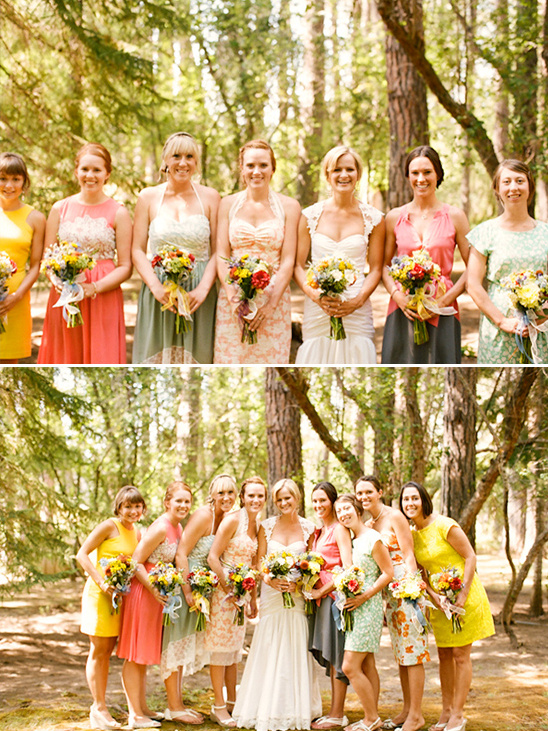 Colorful Outdoor Oregon Wedding