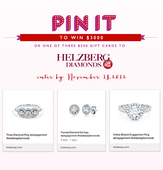 Helzberg Diamonds' PINgagement Giveaway