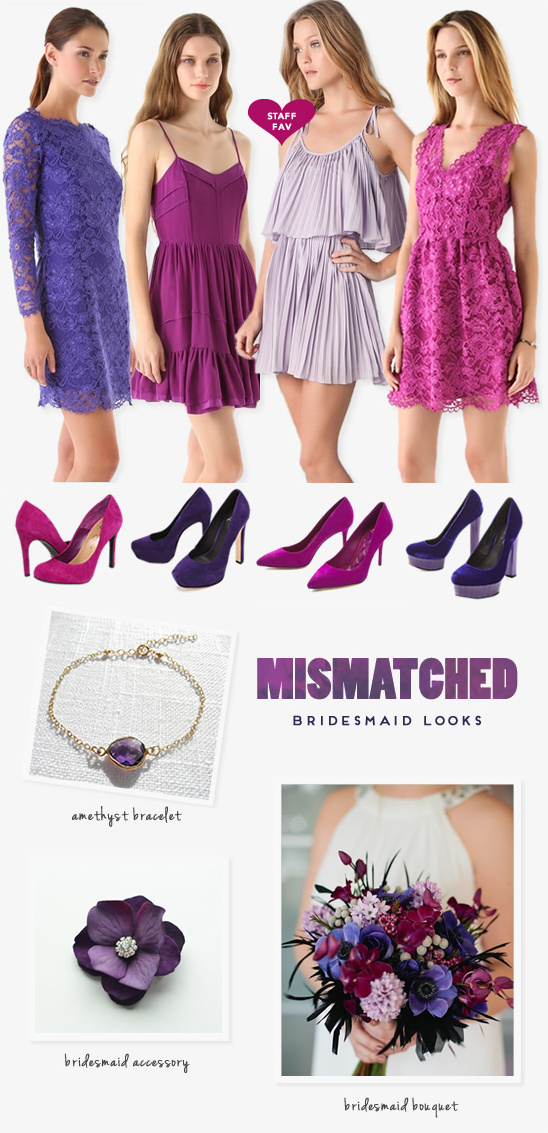 Mismatched Bridesmaid Dresses