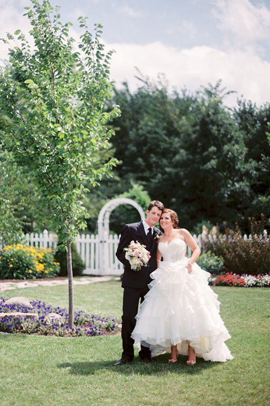 Wisconsin Bling And Burlap Garden Wedding