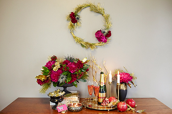 Holiday Cocktail + New Year's Eve Decor Ideas