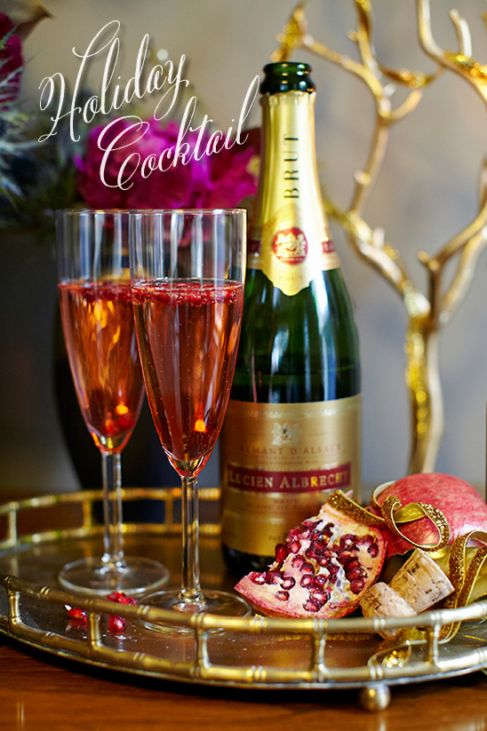 Holiday Cocktail + New Year's Eve Decor Ideas