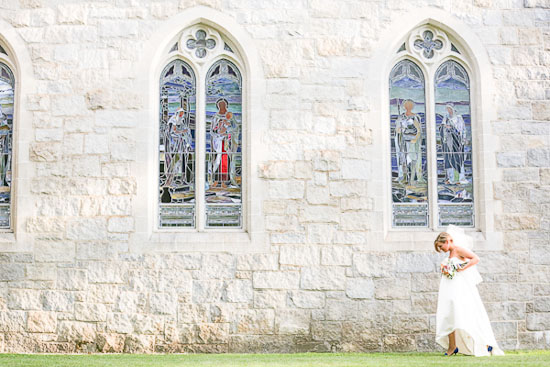 NH Abandoned Church Wedding {Gold, Navy & Pink}