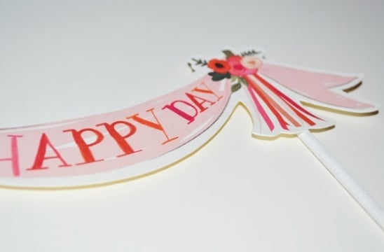 Oh Happy Day Cake Topper