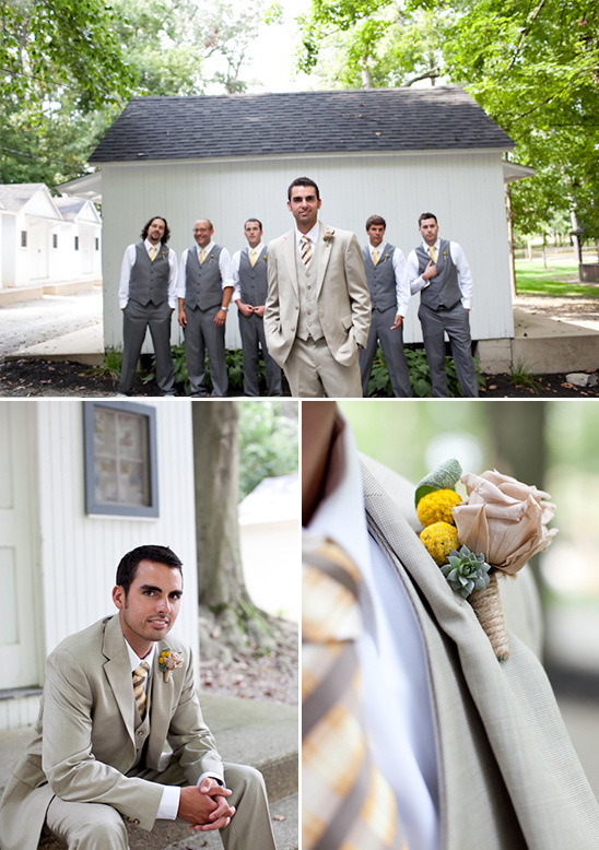 Pennsylvania Gray And Yellow Rustic Wedding