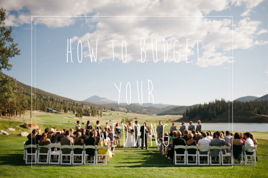 Planning your wedding budget