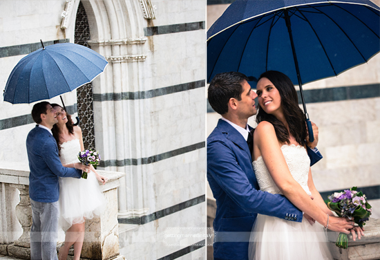something blue: intimate wedding in Siena, Italy by gettingmarriedinitaly.com