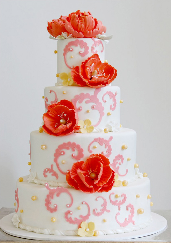 2013 Trend Report | Pink Wedding Cakes