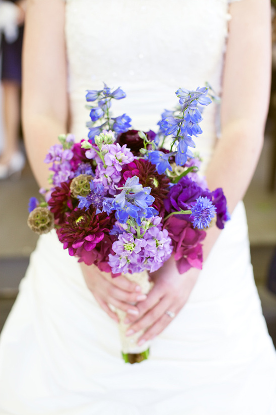 Coeur D'Alene Navy Blue and Purple Wedding