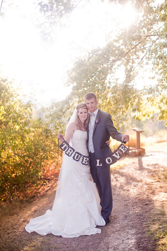 Coeur D'Alene Navy Blue and Purple Wedding