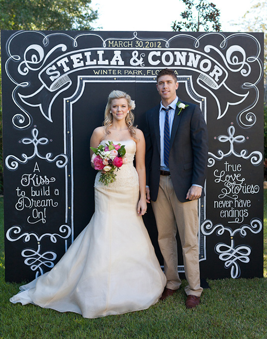 Custom Chalkboard Wedding Ideas