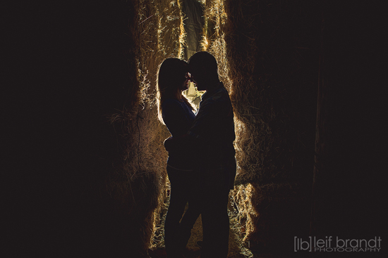 Engagement session in the dark