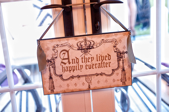 Happily ever after wedding sign