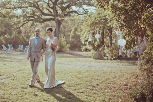 Rustic outdoor wedding