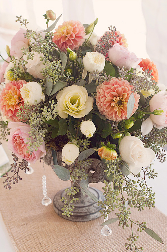 Pretty floral arrangement in vase